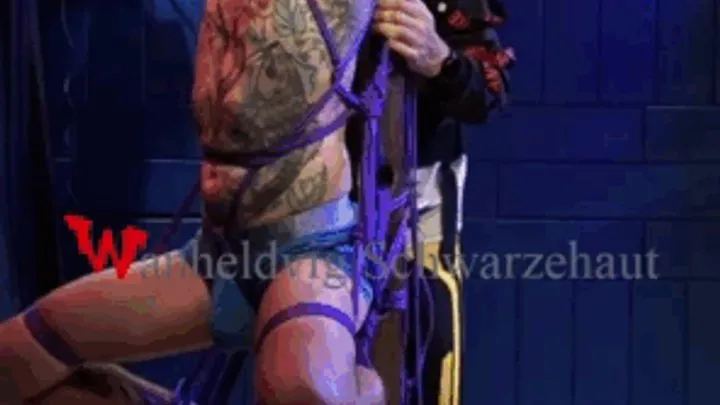 Wanheldvig Schwarzehaut - NICKY HORNY on the POLE predicament bondage FHD 1080p