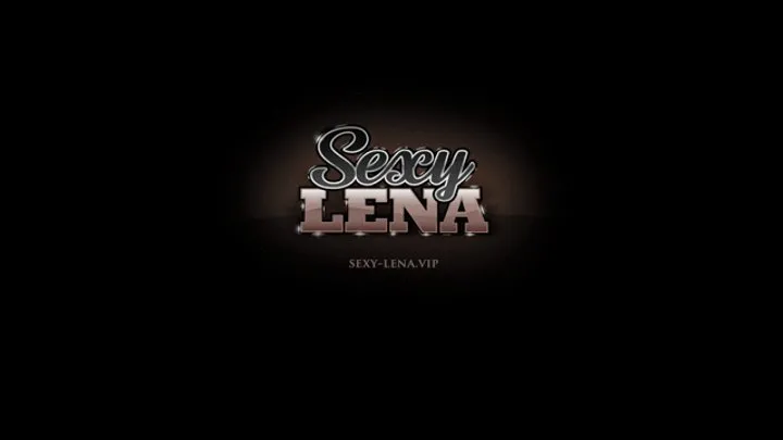 Sexylenasfeet - Sexy Lena Black Stockings Wooden mules heeljob and footjob