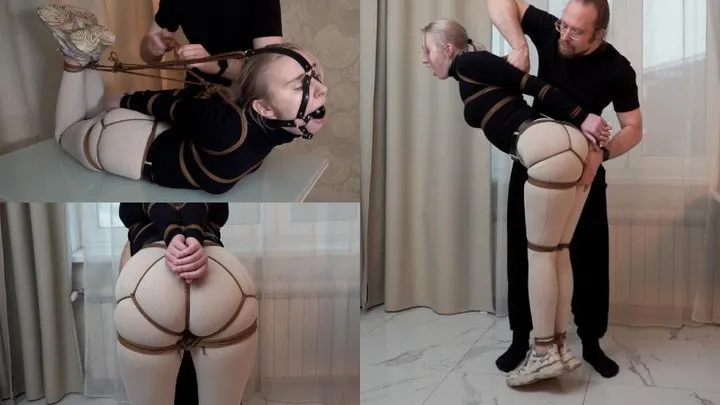 Russian Girls In Fetish - HORNY BONDAGE SLUT ON DISPLAY: MOANING, LEGS SHAKING DOMINATION (FHD)