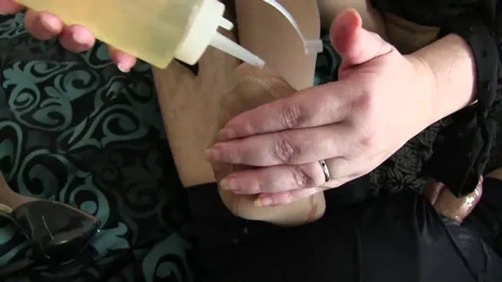 All About Eve - Evangelines Bedroom Footjobs in Pantyhose