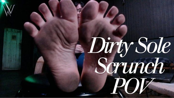 Wonders Feet - Dirty Sole Scrunch POV
