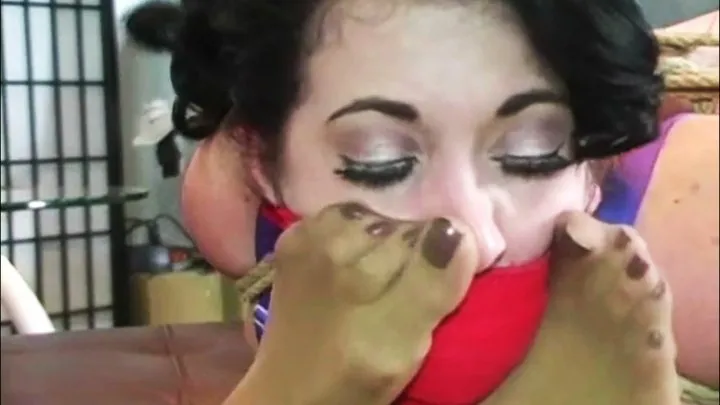 Gina Rae Michaels Bondage - Samantha Grace foot tickled and sock punished
