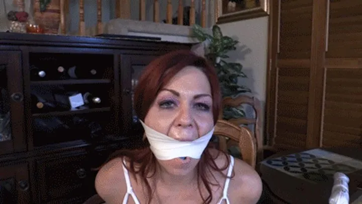 Girl Next Door Bondage - sd2511BROOKE-Bound and gagged with rope tied up her pussy was what she wanted all along!