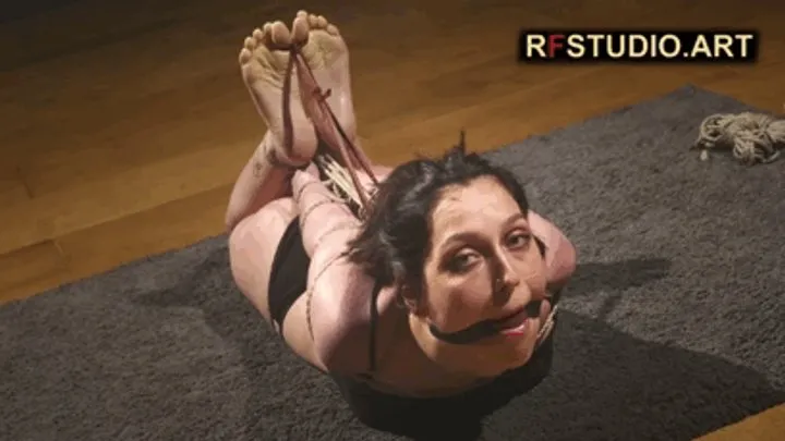 Rf Studio Production - Antonia - Tight Barefoot Hogtie (FULL HD MP4)