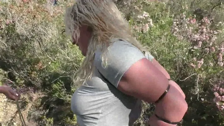 Tied In Public - Melodie & Zoey Ziptie - Hiking in Bondage through the spanish Woods - Chapter 1 - Full Clip wmv SD