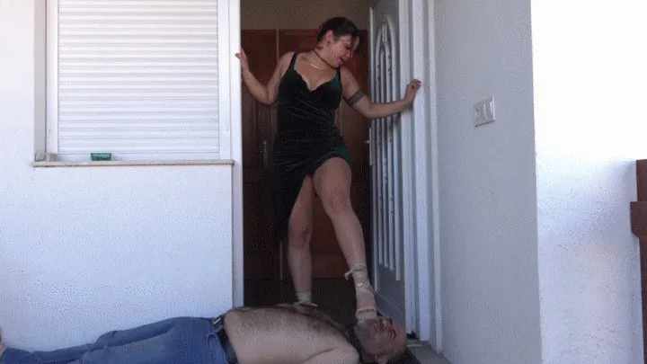 Natural Born Dommes Megastore - LANA - Return Home Routine - EXTREME Shoe Worship Fun With The Human-Rug