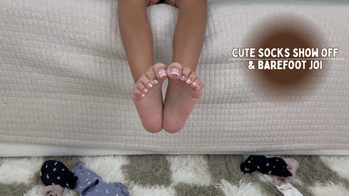 Aria Nicole - Cute Socks Show Off and Barefoot JOI Feat Aria Nicole 1080p