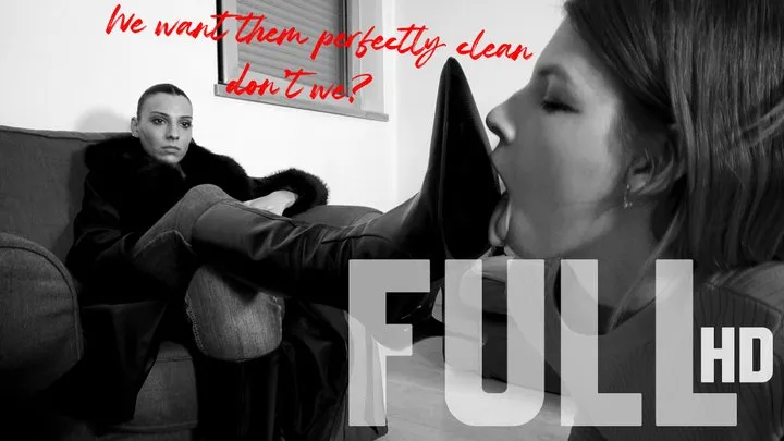 Foot Goddess Mia - HD_We want them perfectly clean... - FULL