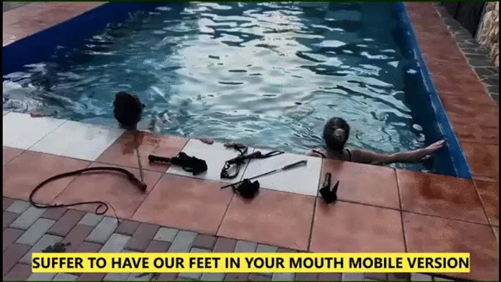 Mistress Daria Domina - YOU HAVE TO SUFFER TO LICK OUR FEET MOBILE VERSION
