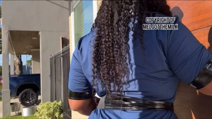 Melaninfarts - Cosplay: Security Farts on Intruder - THE MOST BUBBLY LOUD FARTS EVER - Feat EB49