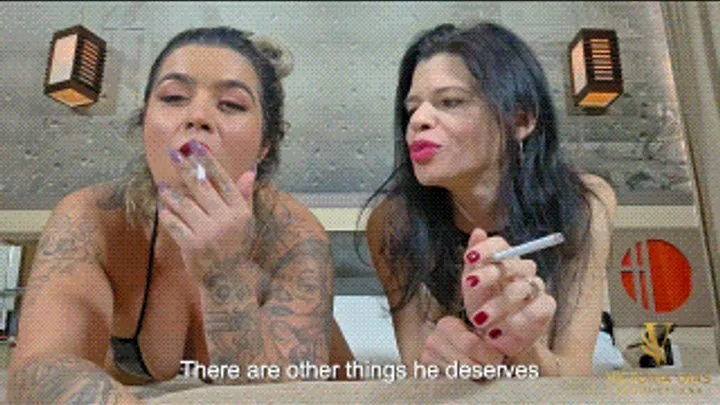 Voluptuous Veil Prodution - FART & SMOKING QUEENS: YOUR FACE IS OUR TOILET - BY KARINA CRUEL AND VICTORIA DIAS - FULL VERSION IN FULL HD - NOVEMBER 2025