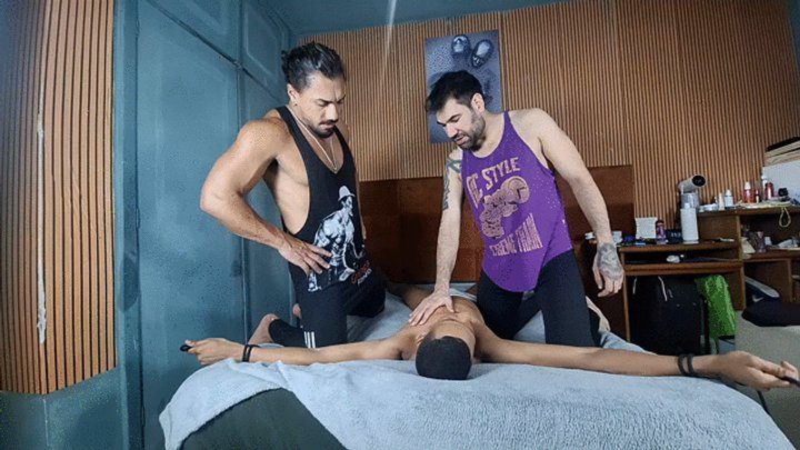 Diversity Domination - TWO MUSCULAR GUYS SITTING ON THE FACE OF A SKINNY SLAVE BY DANIEL SANTIAGO, DODO PITBULL AND GIROMBA FULL HD