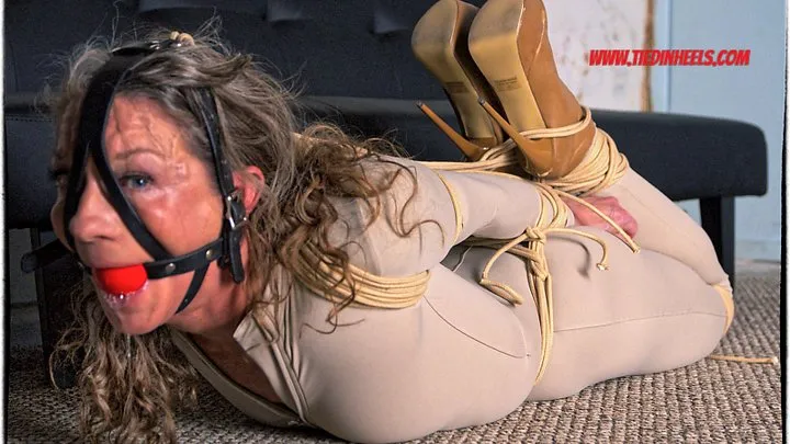 Tied In Heels - Portia Everly Captured and Hogtied in the Basement Dungeon! Part-2