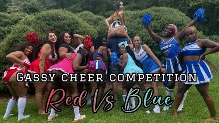 Jezebel Juice - Fart University: Gassy Cheer Competition - Red Vs Blue