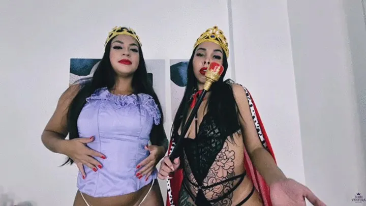 Babiventurafetish - Swallow and savor all our medieval queen farts By Bella Cruel, Raquel Fisher and Melissa Ramos Cam Babi