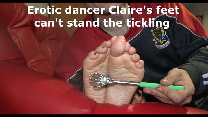 Polish Tickling - Erotic dancer Claire feet cant stand the tickling