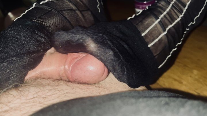 Gay Male Soxjob Heaven - NEW BLACK AND WHITE STRIPES SHEERS