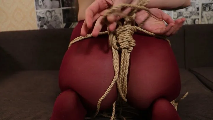 Bondageandfetish - Next time, I’ll tie her up tighter so she can’t run over! (HD)