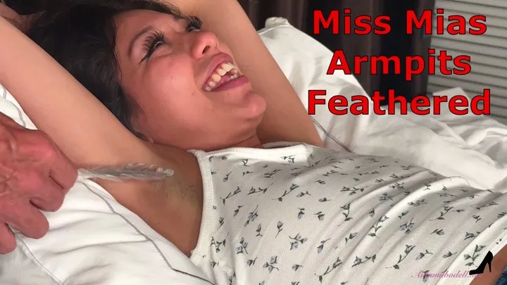 Autumn Bodells Fetish Adventures - Miss Mia’s Armpits Feathered - Antickl Armpit Tickling Hairy Armpits With Feather Tickling MP4