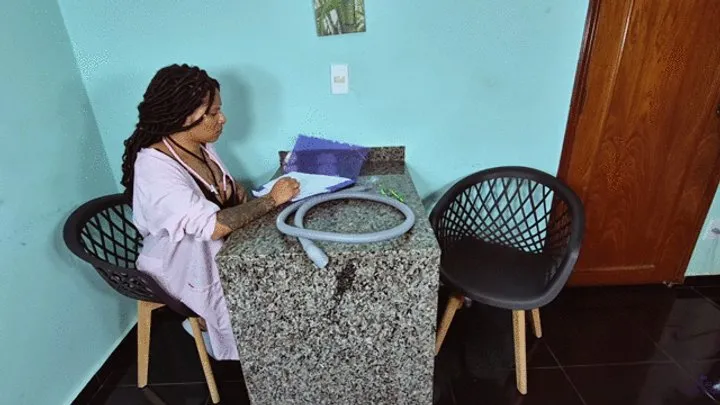 Babiventurafetish - Doctor Anita Perversa uses fart therapy to cure patient By Anitta Perversa and Jhonny Cam Babi