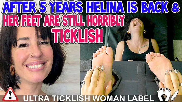 Tickle Frenchtickling  Store - AFTER 5 YEARS HELINA IS BACK & HER FEET ARE STILL HORRIBLY TICKLISH - FULL HD MP4