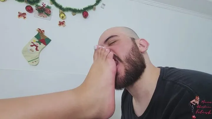 Manu Albertine Feet - Foot Worship teen, part 2, by Jhully and slave Mude, FULL HD