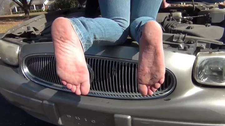 Sweet Southern Feet Ssf - Addy Gets Her License Cranking Car