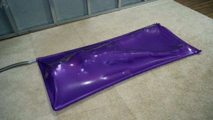 Vacuum Dreams - Sonya cums in a lilac vacuum bed with a medical mask on her face