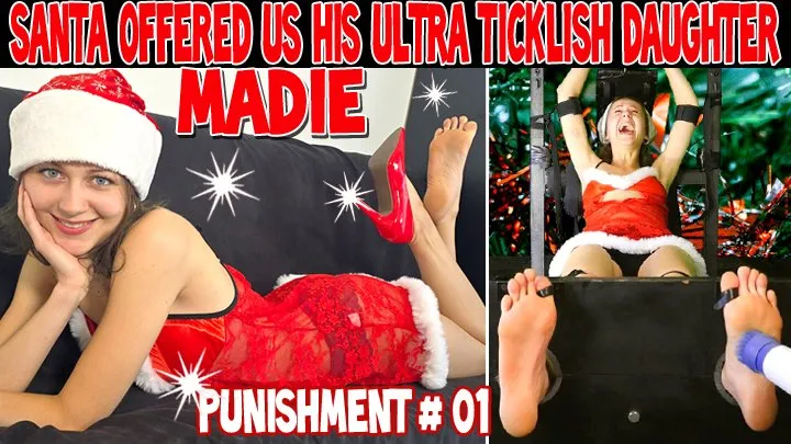 Tickle Frenchtickling  Store - SANTA OFFERED US HIS ULTRA TICKLISH DAUGHTER MADIE - HD WMV
