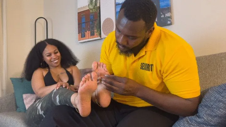 Queentacular - You Will Need Security To Protect You From These Feet: Ep 5 - Foot Tickling - Goddess Goldyn