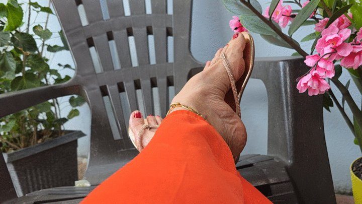 Foot Fetish Paradise - Highest Arched feet you will ever see by Milah in flat sandals