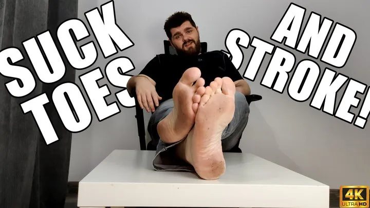 Kingdom Pictures - Suck My Toes And Stroke - Foot Fetish - Foot Worship - KingMarti - 4k UHD 2160p - MOV