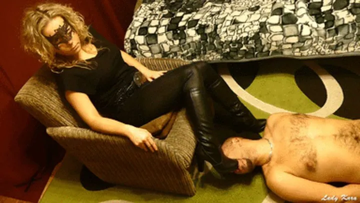 Lady Kara - Humiliation Face with My Feet, Socks and Boots - Camera 1 (720HD)
