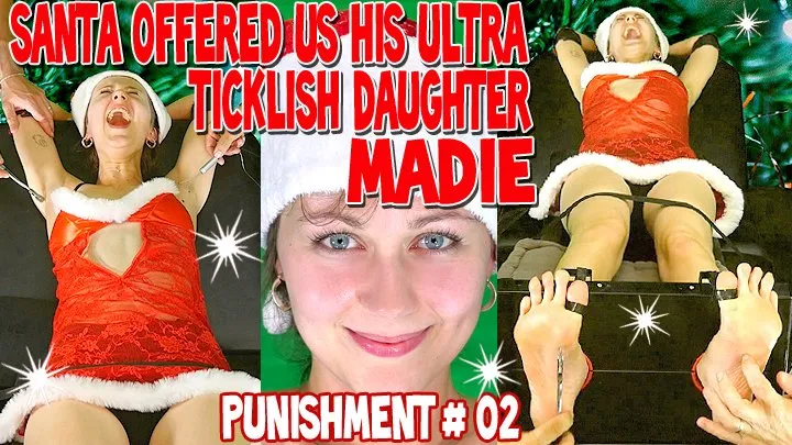 Tickle Frenchtickling  Store - THE TICKLER INVITED A FRIEND TO TICKLE SANTA'S DAUGHTER MADIE - HD WMV