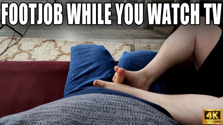 Kingdom Pictures - POV Footjob While You Watch TV - KingMarti - 4k UHD 2160p - MOV