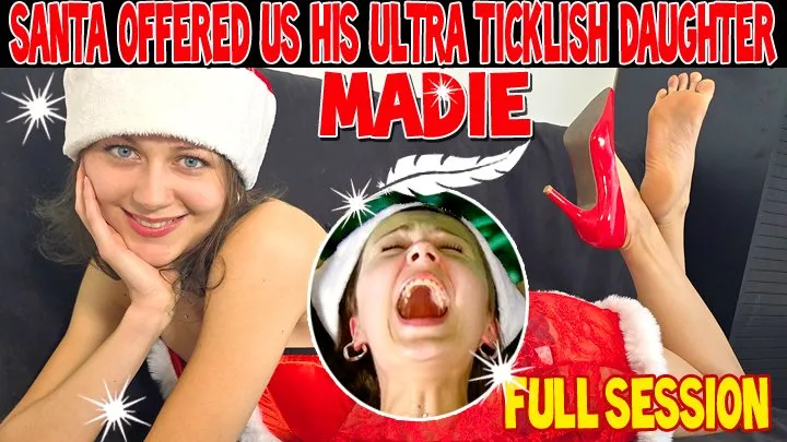 Tickle Frenchtickling  Store - SANTA OFFERED US HIS ULTRA TICKLISH STEP-DAUGHTER MADIE : FULL SESSION - HD WMV