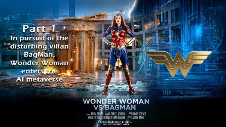Ticklehotness C4s - Wonder Woman vs BagMan - Part 1 - C4S Version - Short