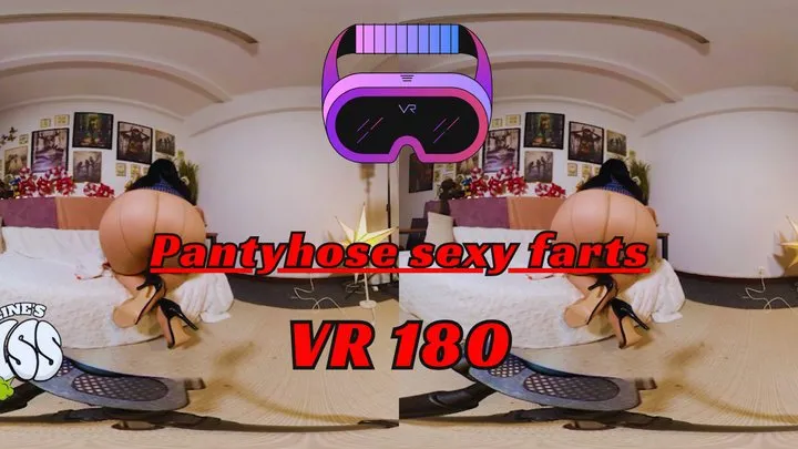 Pauline's Ass - 180 VR Pantyhose sexy farts mp4