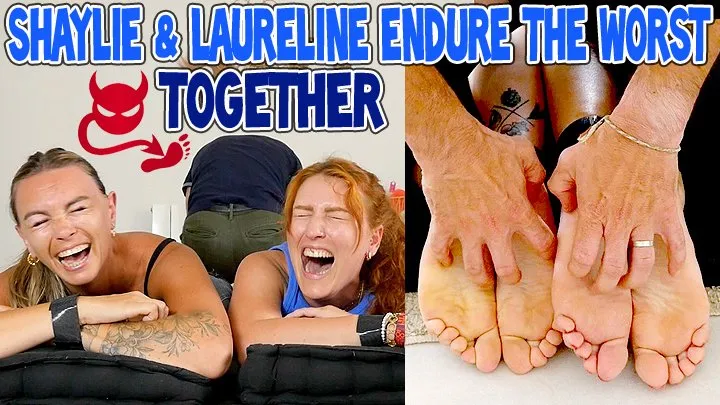 Tickle Frenchtickling  Store - SHAYLIE & LAURELINE ENDURE THE WORST TOGETHER - FULL HD MP4