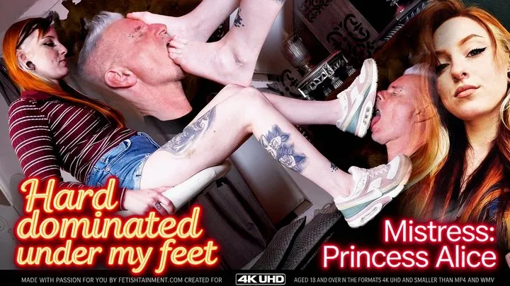 Femdomsquad Video Store - dominating over my Nike sneakers and my feet ( Foot Domination Session with Princess Alice ) - FULL HD MP4