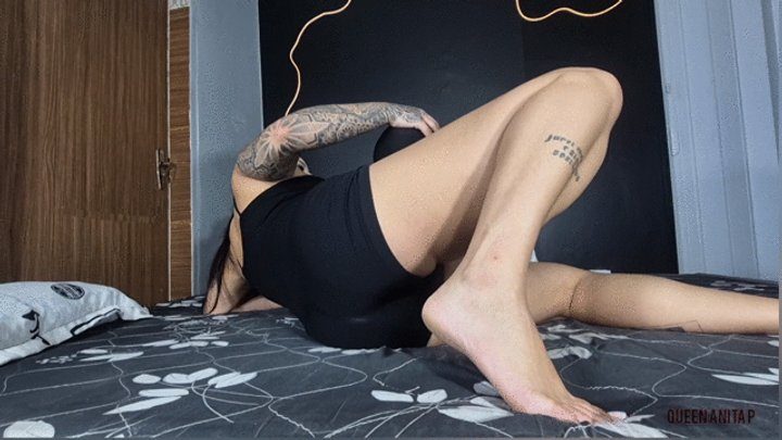 Queen Anita P - Sitting and kneading my slave driver - Part 3