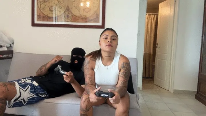 The Fart World - Mila Farting In Her Boyfriends Face While They Are Playing Video Games So That She Can Win!