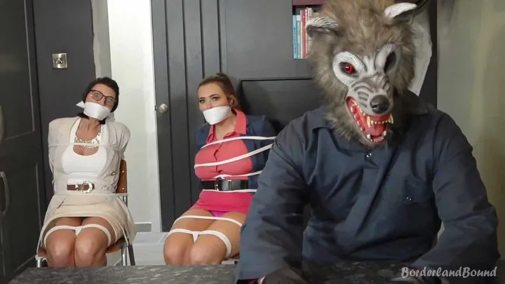 Borderland Bound - Charley & Sarah in: GREAT NEWS!! Intrepid Werewolf TV Anchor & Sultry Guest Advisor Get Menaced, Nabbed & Trussed, Lycanthrope-Style & More Than Once! (The Complete Story) (4K)