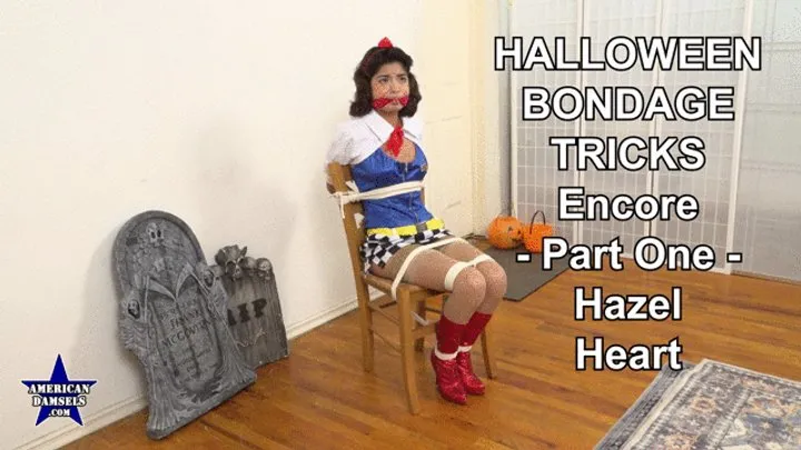 American Damsels By Jon Woods - Halloween Bondage Tricks - Encore - Part One - Hazel Heart