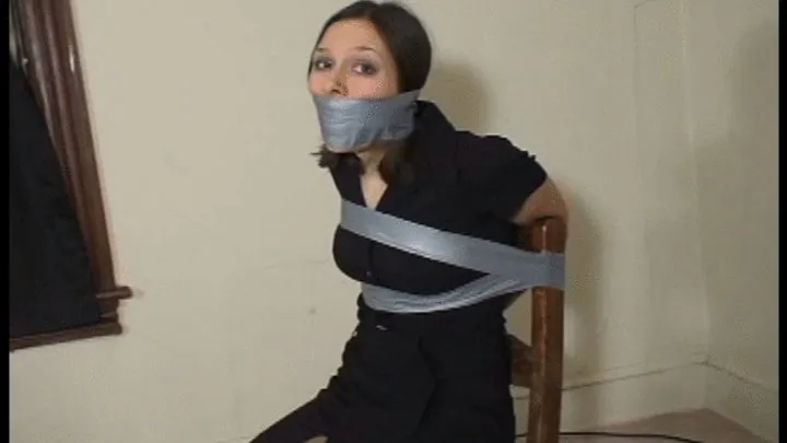 Good Girls In Bondage - Long Legged Girl Taped Up and Gagged