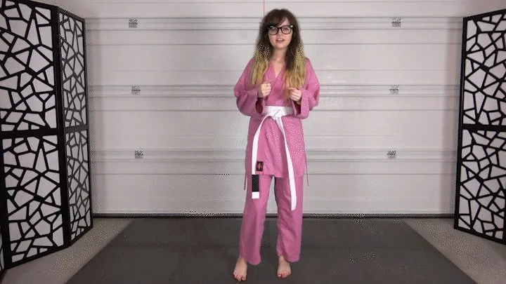 Karate Domination - CHERRI EARNS HER YELLOW KARATE BELT