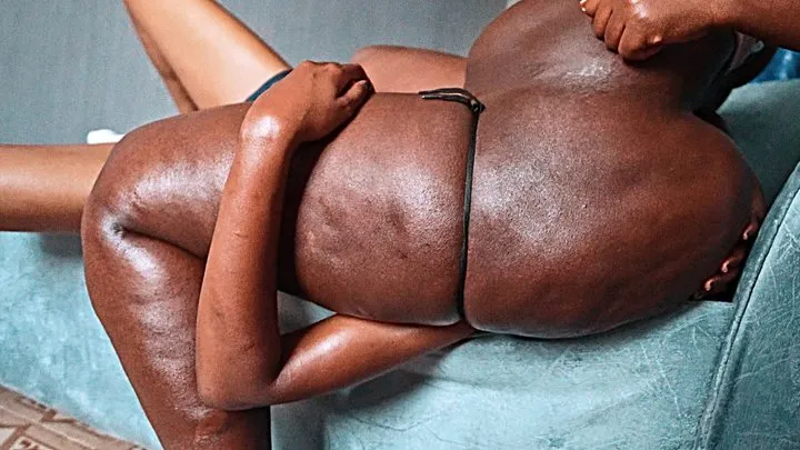 Black Meaty Asses - Unwanted secret santa gift of sweaty donkey ass part 3: Extreme fart smothering on her small face