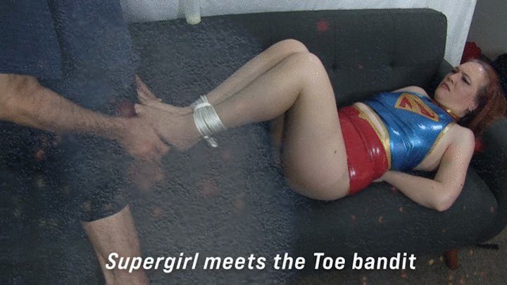 All About Eve - Supergirl meets the Pantyhose toe bandit 06