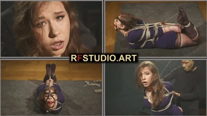 Rf Studio Production - Patty in Ropes - Strict Hogtie, Ballgag Harness and Embarrassing Nosehook (UHD 4K MP4)