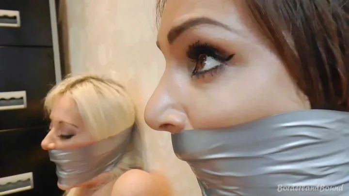 Borderland Bound - Emma C & Chantelle in: Bound & Humiliated in Our Office, We Struggled All Night Before the Next Shift Found Us! (The Complete Story) (HD)